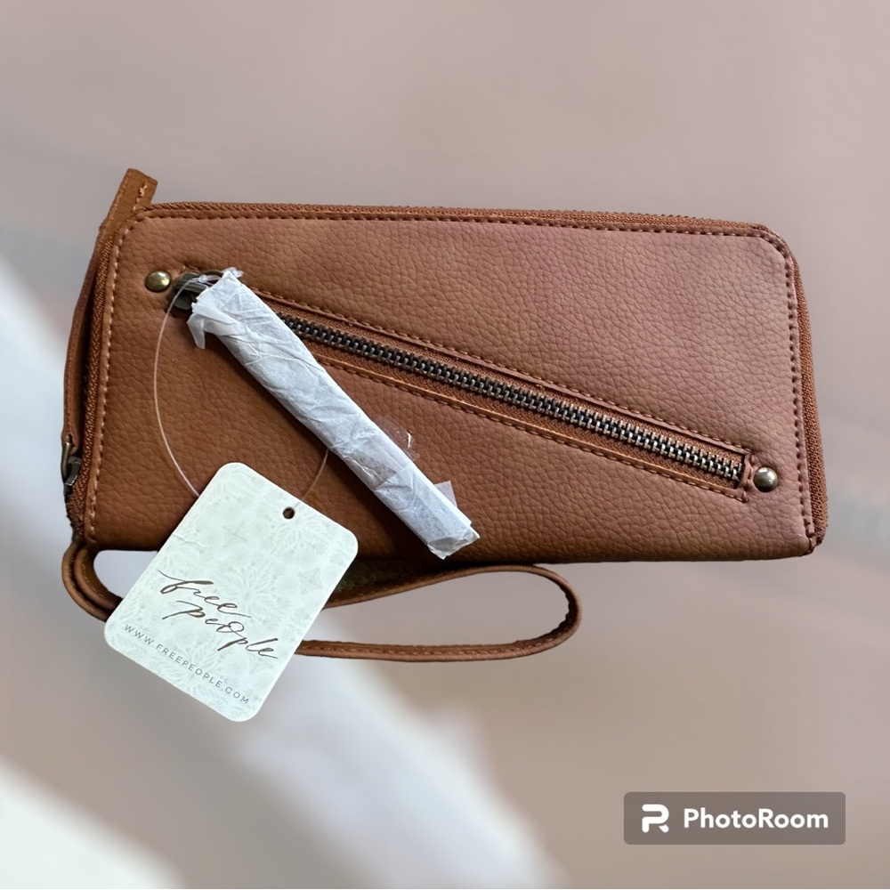 Free People Distressed Vegan Wallet
